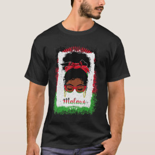 Camiseta Mensageiro Bun Malawian Malawi: Mulher mulher mulh