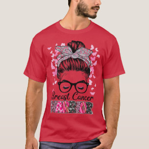 Camiseta Mensageiro de Cancer da Mama Cancer A