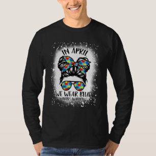 Camiseta Mensageiro Em Abril Vestimos Autismo Azul Sensibil