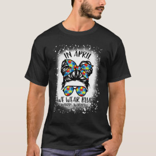 Camiseta Mensageiro Em Abril Vestimos Autismo Azul Sensibil