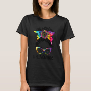 Camiseta Mensageiro Livre Mãe Abraçando Lgbt Suporte A Orgu
