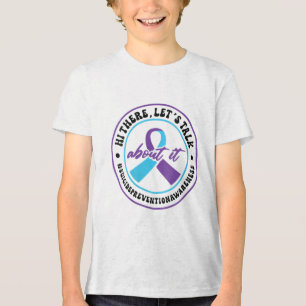 Camiseta Mensageiro: Prevenção Suicida Sensibilização