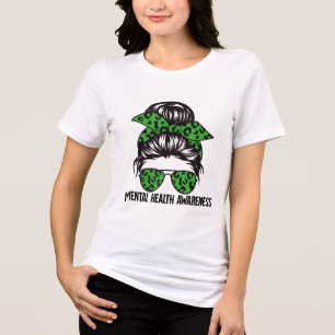 Camiseta Mensageiro Saúde Mental Consciencialização Saúde M