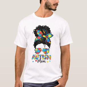 Camiseta Mensageiro Sol Óculos Bandana Autismo Sensibilizaç