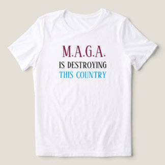 Camiseta Mensagem anti-MAGA