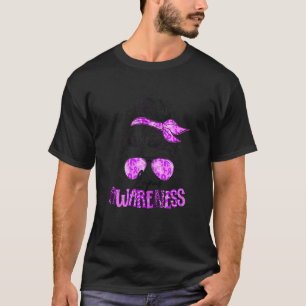 Camiseta Mensagem Bun Hair Lupus Awarness Lupus Warrior