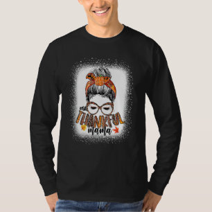 Camiseta Mensagem Bun Um Agradável Queda de outono de Mamãe