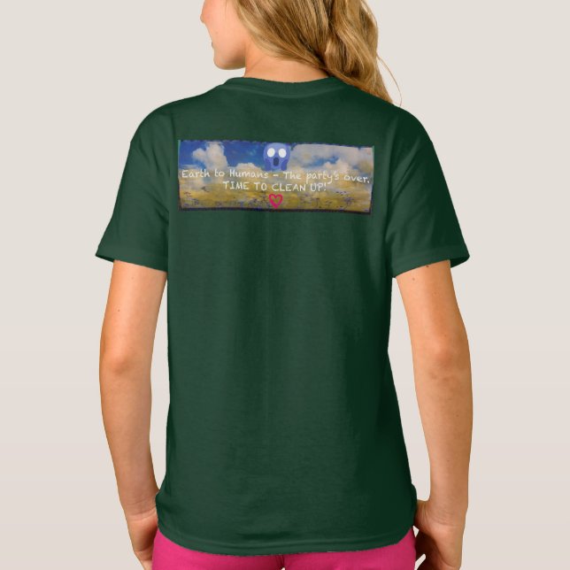 Camiseta Mensagem da Terra (Verso)