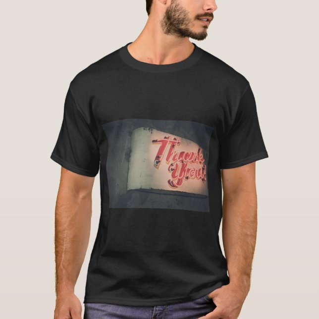 Camiseta Mensagem de Agradecimento (Frente)
