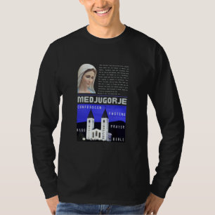 Camiseta Mensagem de Medjugorje 25 de Janeiro de 2023 Oraçã