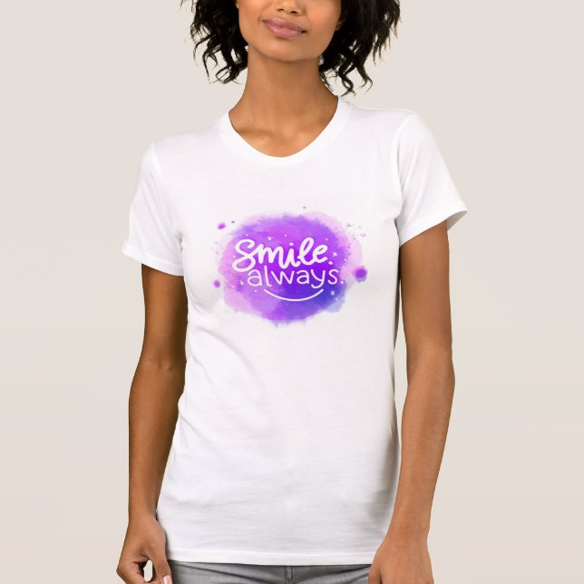 Camiseta Mensagem de Presente Popular Elegante Moderna (Frente)