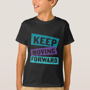 Camiseta Mensagem de Saúde Mental para Continuar Avançando