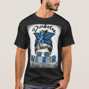 Camiseta Mensagem de sensibilização para diabetes Tipo T1D
