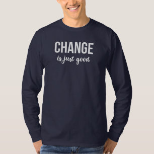 Camiseta mensagem de texto inspiradora para desenvolvimento