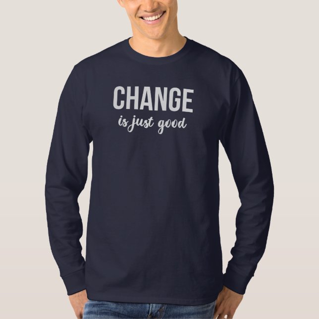 Camiseta mensagem de texto inspiradora para desenvolvimento (Frente)