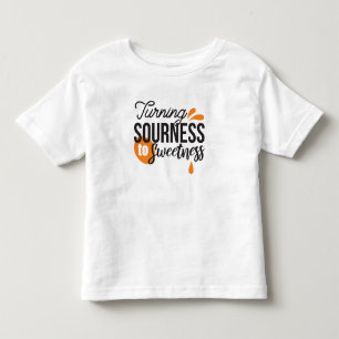 Camiseta Mensagem de vida positiva - Transformando azedo em