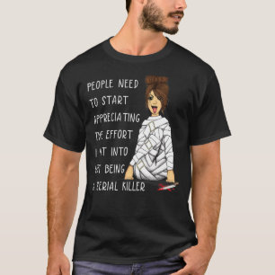 Camiseta Mensagem Desperdiçou O Esforço Que Fiz Para Não Se