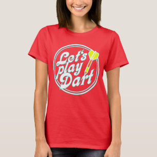 Camiseta Mensagem Desportiva - Vamos Jogar Dart 4