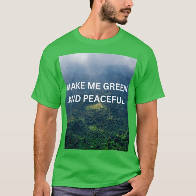 CAMISETA MENSAGEM DO DIA DA TERRA (Frente)