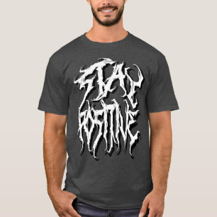 Camiseta Mensagem encorajadora de letra morta positiva