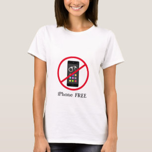 Camiseta Mensagem Grátis de iPhone Moderna