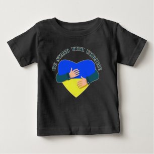 Camiseta Mensagem inspiradora Estamos com a Ucrânia