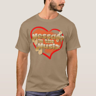 Camiseta Mensagem na Música engraçada
