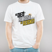 Mensagem páscoa - Morreu, Rosa, Ele Reina