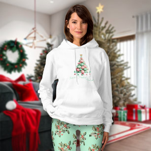 Camiseta Mensagem Personalizada da Árvore Macaron de Natal