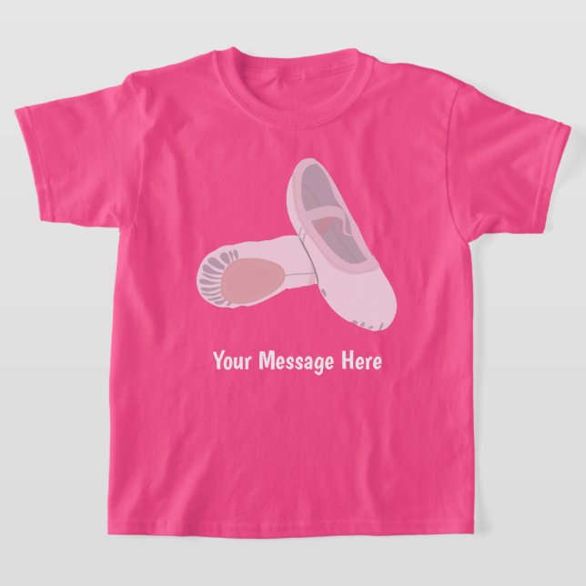 Camiseta Mensagem Personalizada de Calçados Rosa (Postura )