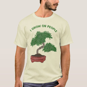 Camiseta Mensagem Personalizada - Gráfico Bonsai Tree Japo