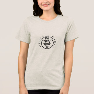 Camiseta mensagem positiva