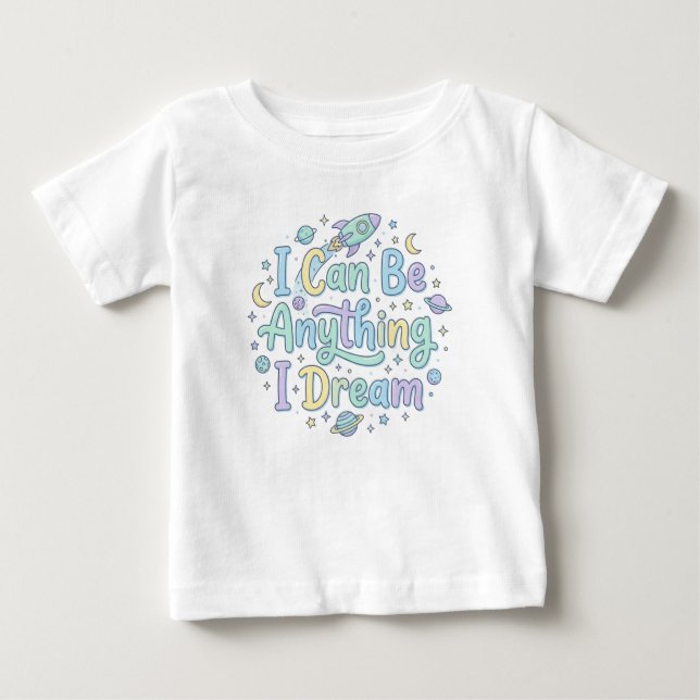 Camiseta Mensagem Positiva para Sonhadores de Grandes Coisa (Frente)