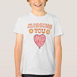 Camiseta Mensagem Sensível De Falta