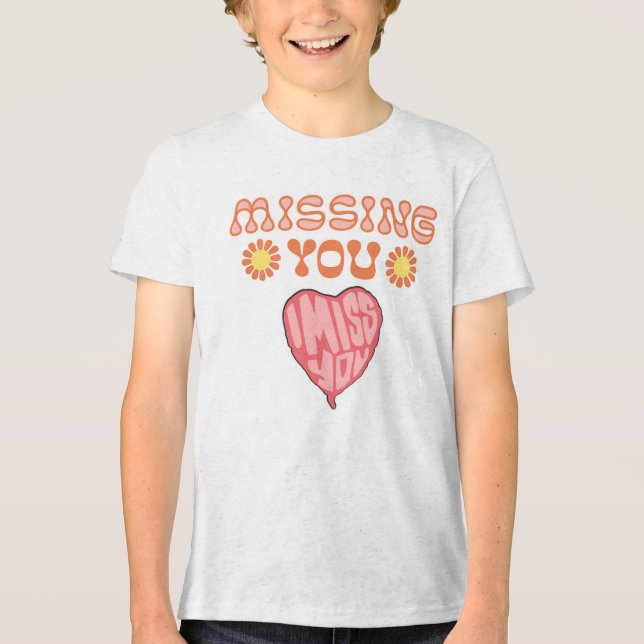 Camiseta Mensagem Sensível De Falta (Frente)