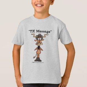 Camiseta Mensagem TX Longhorn