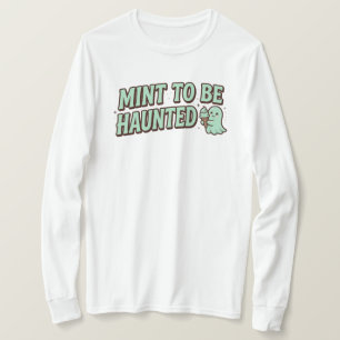 Camiseta Menta para Ser Assombrada Cute Menta Fantasma Hall