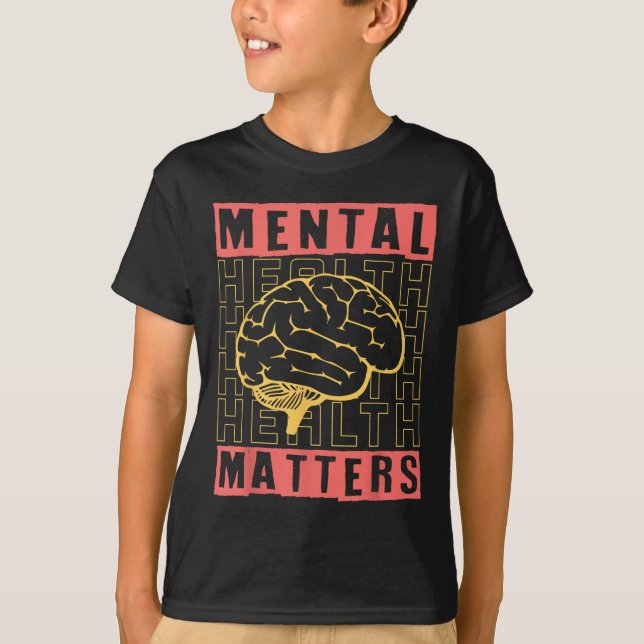 Camiseta Mental Health Awareness Depression Suicide Prevent (Frente)