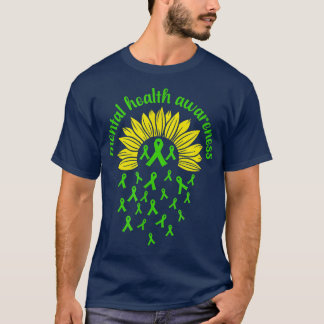 Camiseta Mental Health Awareness Sunflower 4030 