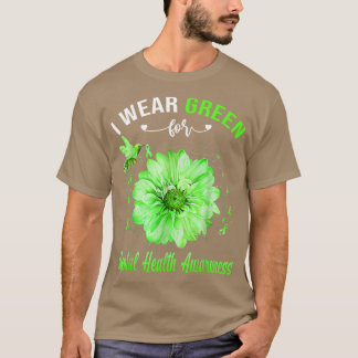 Camiseta Mental Health Awarenessi Veste Rib Rosa Hummingbir
