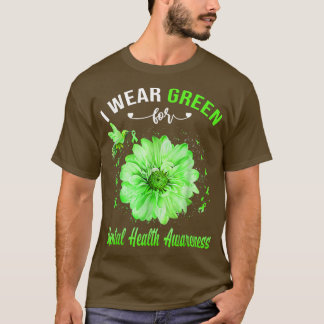Camiseta Mental Health Awarenessi Wear Pink Hummingbird Rib