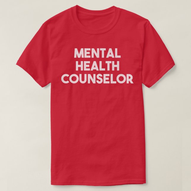 Camiseta Mental Health Counselor 4197 1861  (Frente do Design)