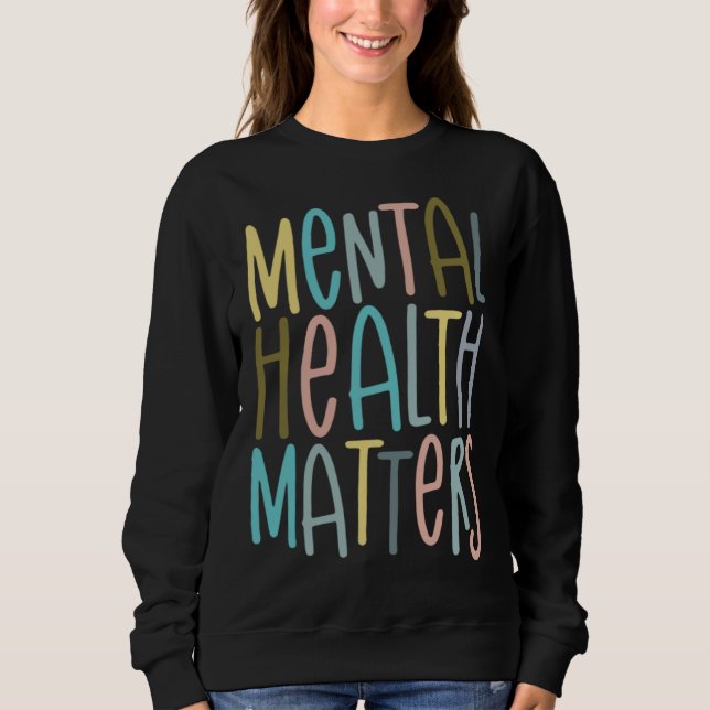 Camiseta Mental Health Matters Awareness For Kid Boy Girl M (Frente)