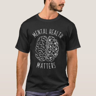 Camiseta Mental Health Matters Brain Mental Health Awarenes