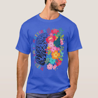 Camiseta Mental Health Matters Gift Human Brain Illness Awa