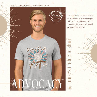 Camiseta Mental Health Matters Unisex Tri-Blend Shirt