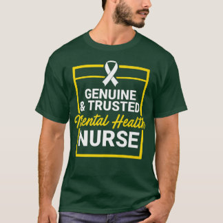 Camiseta Mental Health Nurse Genuine Nursing Rn5123 