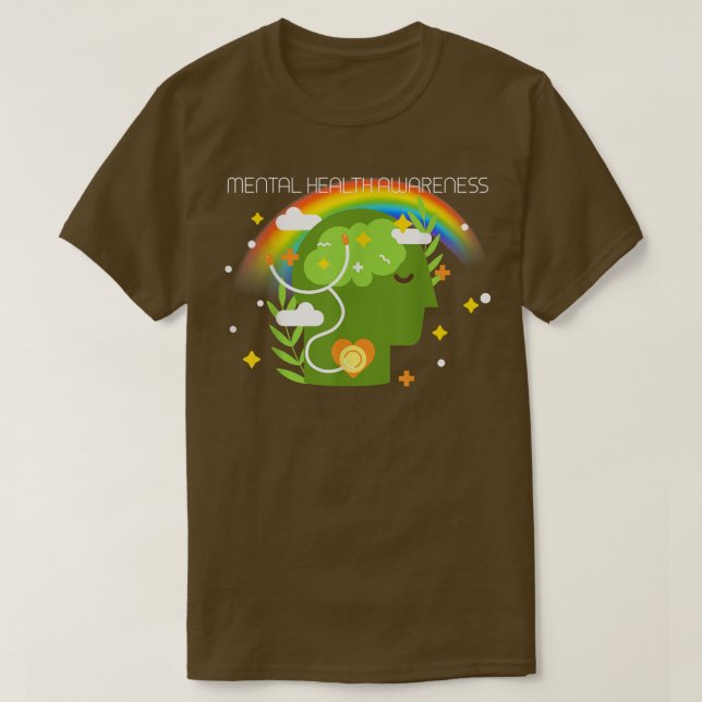 Camiseta Mental Health Pride 5283 2458  (Frente do Design)