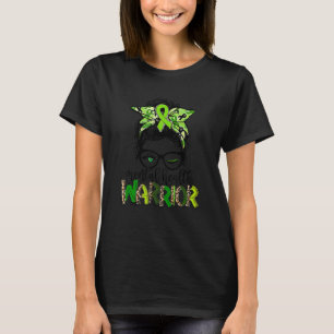 Camiseta Mental Health Warrior Messy Bun Mental Health Matt