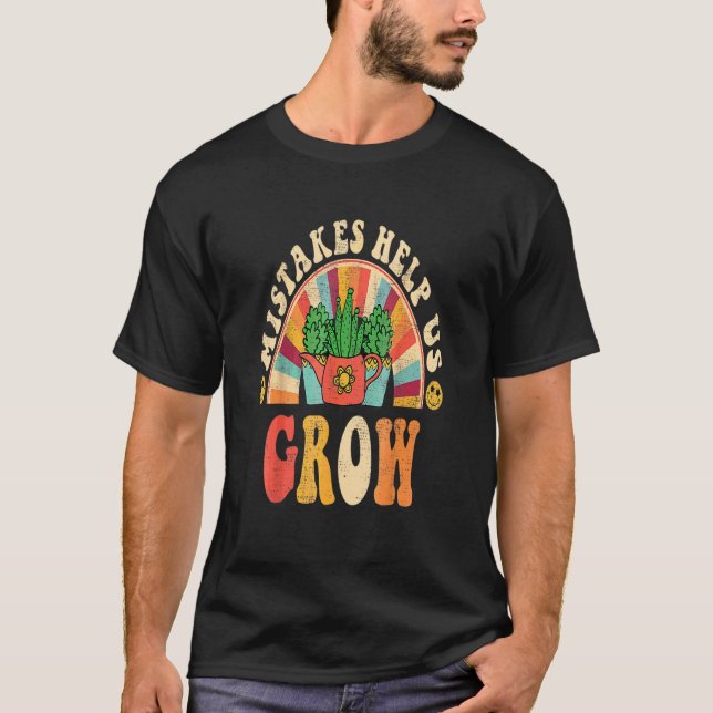 Camiseta Mentalidade de Crescimento Groovy Positiva Profess (Frente)